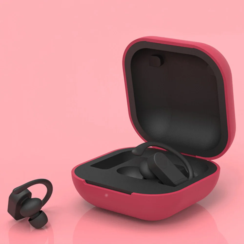 Силиконовый защитный чехол TWS чехол для наушников совместимый с Beats Powerbeats Pro гарнитура беспроводной защитный чехол для наушников