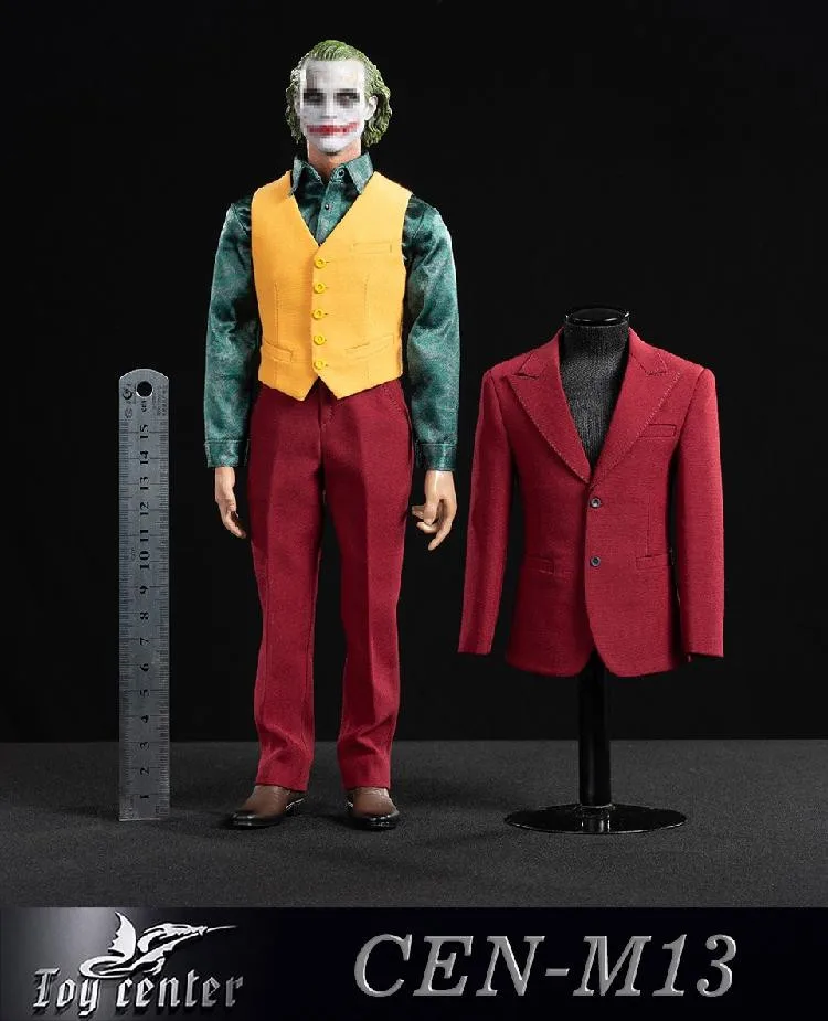 Игрушечный центр 1/6 Джокер красный костюм одежда брюки набор моделей F12 дюймов