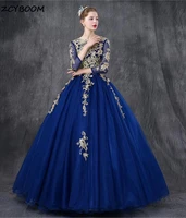 royal blue quinceanera dresses 2021 elegant ball gown tulle vestido de 15 a%c3%b1os fluffy dresses vintage long vestidos de fiesta