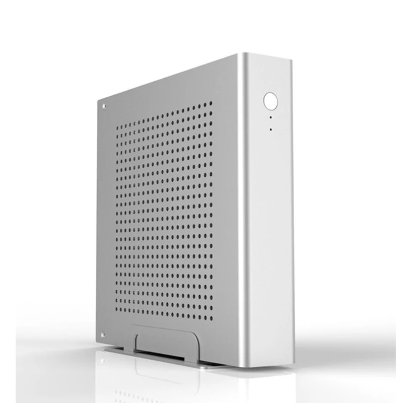 HTPC чехол для ПК безопасный шкаф настольный компьютер пустые шасси USB алюминиевый