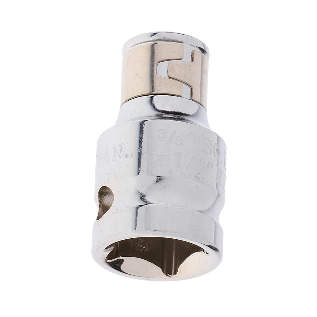 

High Quality 1/4'' Ratchet Socket Adaptor 3/8" Shallow Socket 6 Point