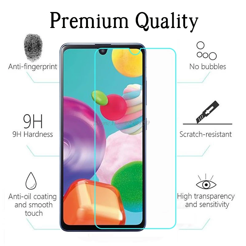 Закаленное стекло для защиты экрана Samsung Galaxy A41 SC-41A DoCoMo HD прозрачная ультратонкая