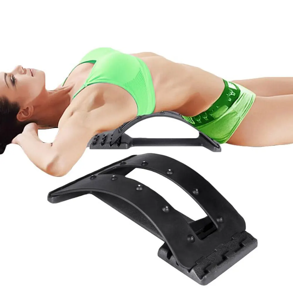 

Back Massager Magnetic Therapy Lumbar Traction Device Cervical Vertebrae Stretching Tool Spine Back Pain Relief Massage Brace