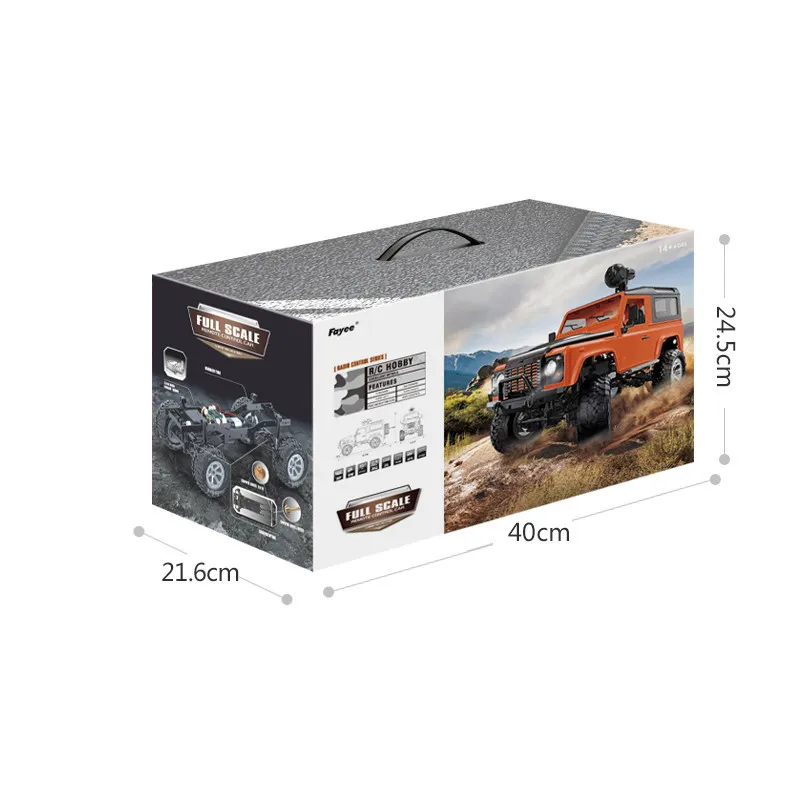 

FY003 RC Car 4WD 1/16 2.4G Off-Road RTR Crawler Remote Control Car Metal Frame Fully Proportional Vehicle Gifts Toys Foy Boys