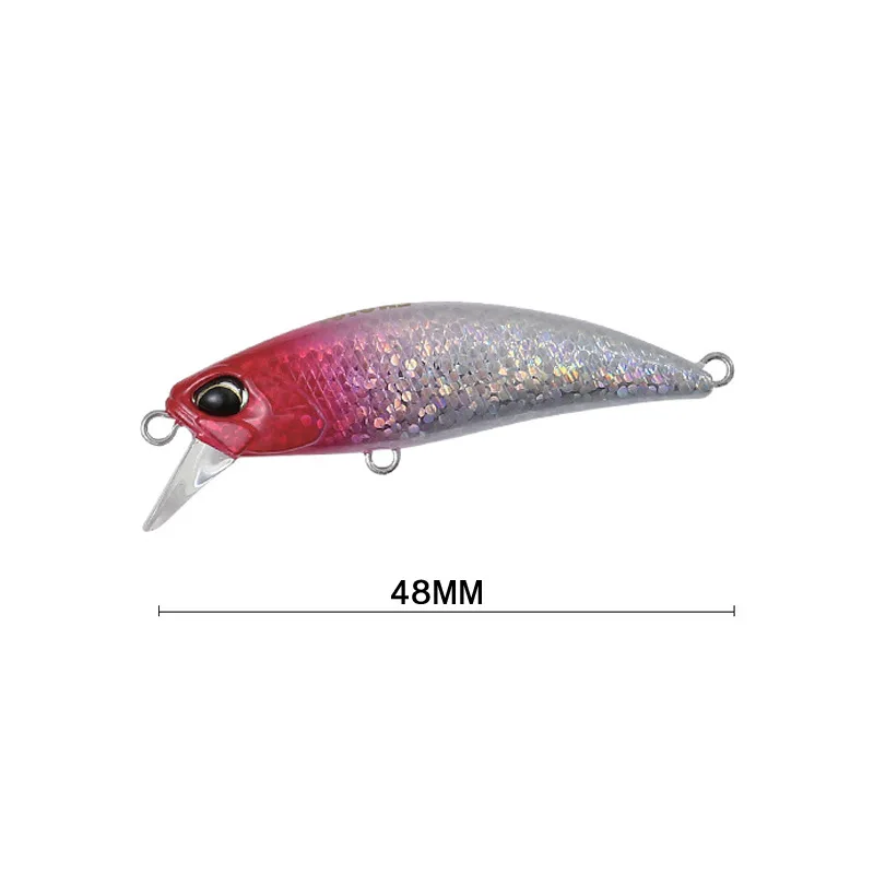 Sinking Minnow Fishing Lure Wobblers Hard Artificial Bait 3D Eyes 48mm 4.3g High Quality Crankbait Plastic Baits Fish Pesca | Спорт и