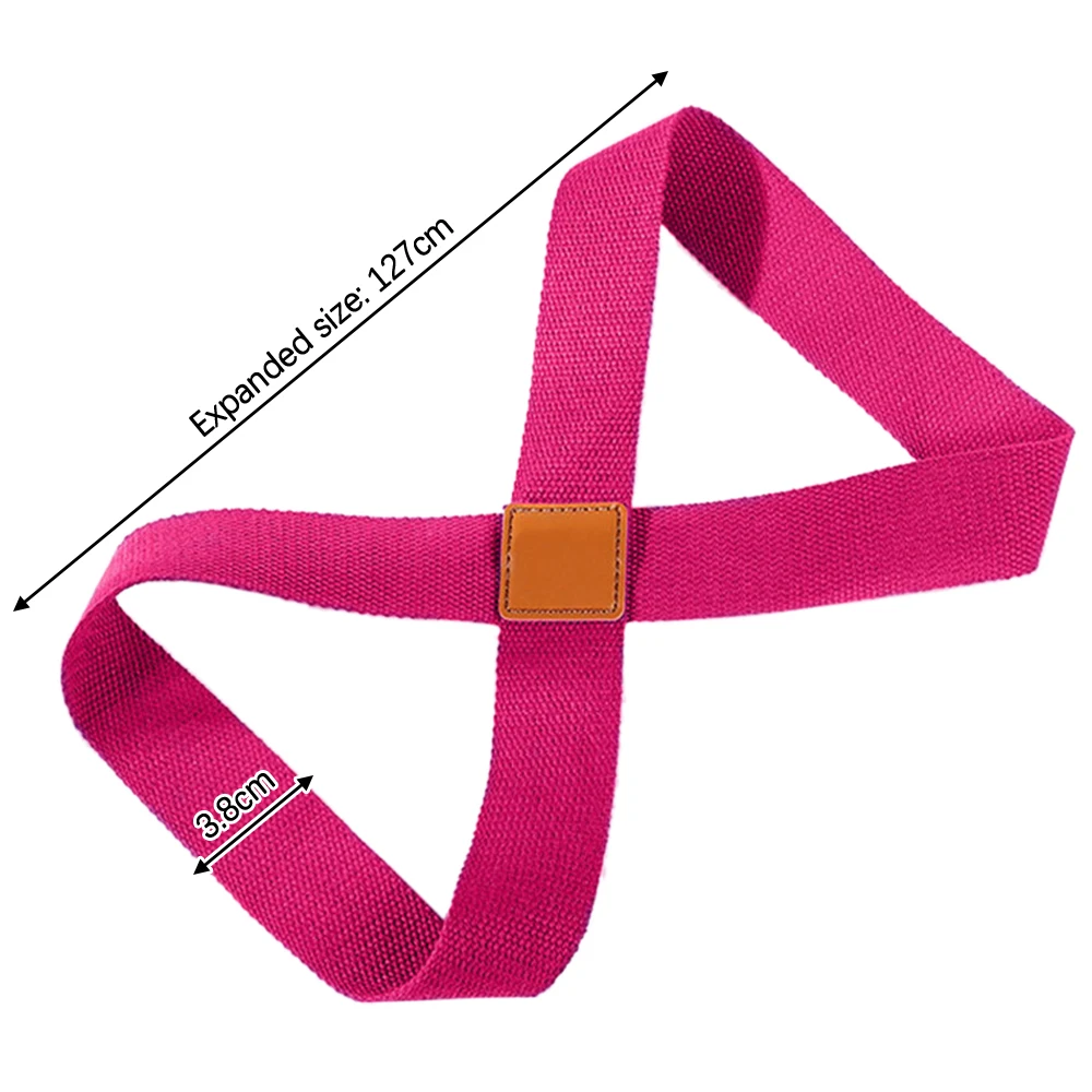 

8 Type Yoga Pull Rope Pure Cotton Non-elastic Yoga Training Stretching Belt Yoga Auxiliaries