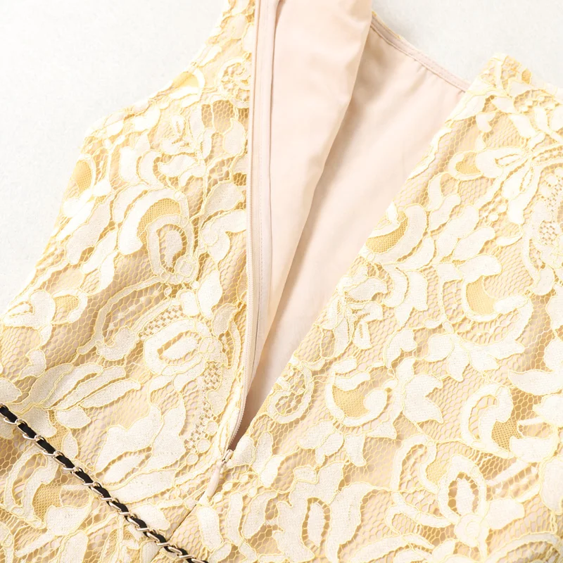 Роскошное женское кружевное платье с цветочной аппликацией элегантные