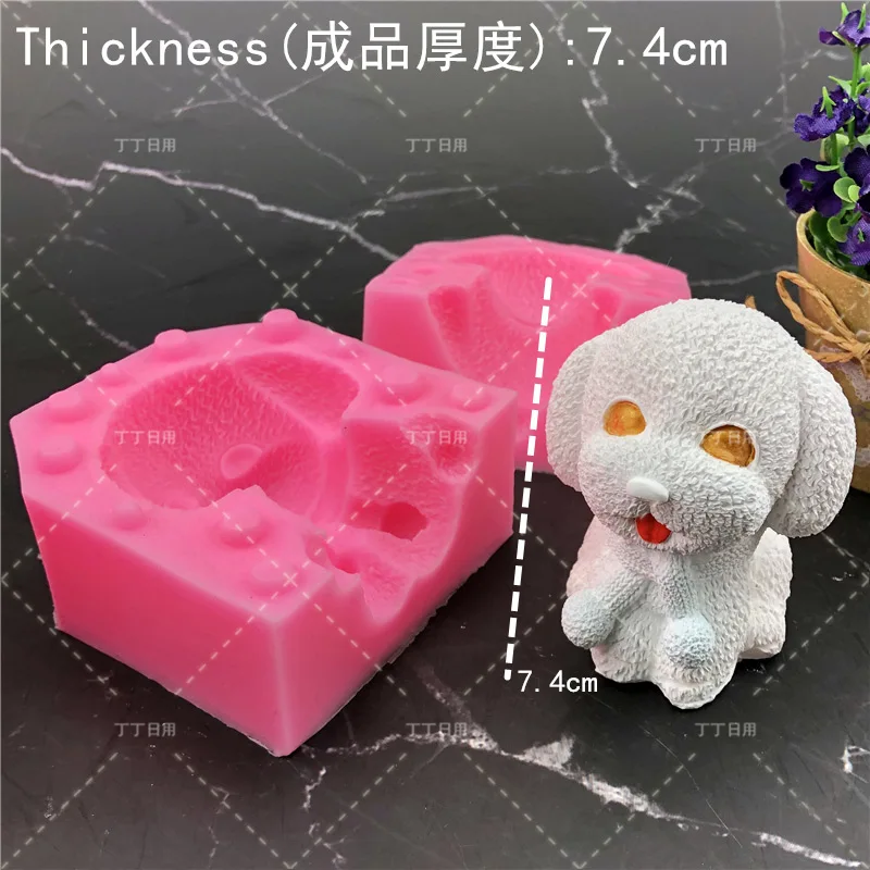 No.9 Много видов животных Собака Панда Обезьяна Кролик 3D мусс силиконовая форма для помадки торт украшения из выпечки конфеты шоколадные Инструменты гипсовая глина - Цвет: No.9