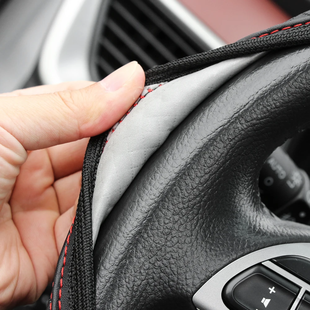 Чехол рулевого колеса автомобиля Противоскользящий для renault arkana duster logan 2 kaptur sandero