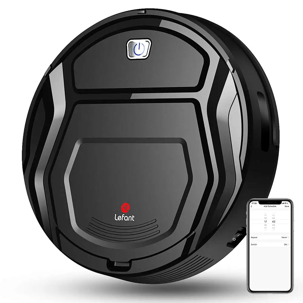 

Lefant Robot Vacuum Cleaner for Home Auto Robotic Base Vacuums 1800pa WiFi/App Self-Charging Quiet Mini Vacuum Robot M201