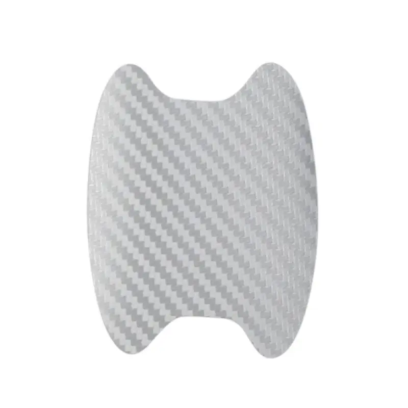 2 пары 3D углеродное волокно автомобильная автоматическая дверная плёнка ручка