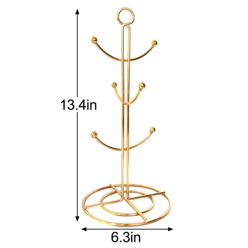 В форме дерева Металл Кофе Чай чашки стеллаж для хранения держатель Подставка