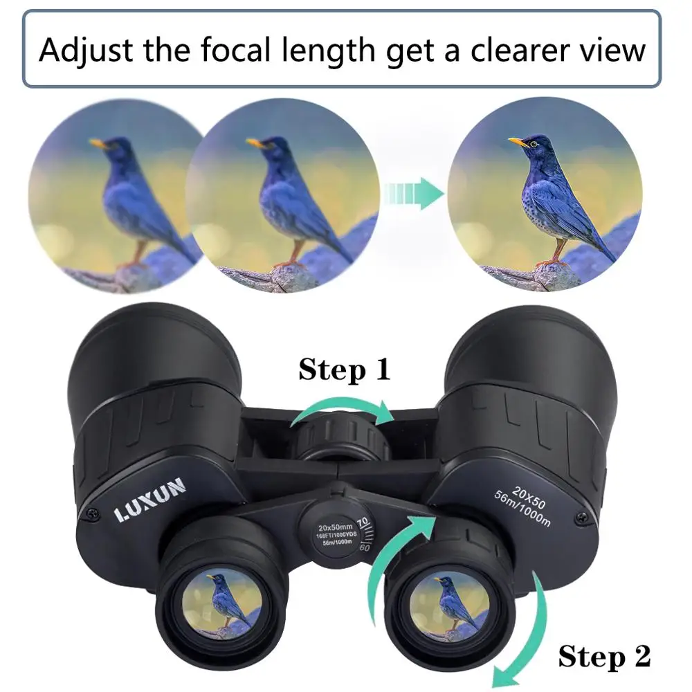 10x50 binoculars scok моноколь ночного видения телескопическое зеркало mini telescope бинокль детский мощности телескоп ночного видения для наблюдения за птицами путешествия охота Ежедневный Водонепроницаемый Открытый