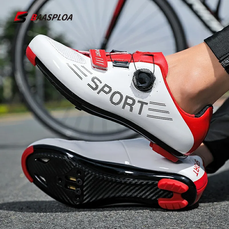 

Новинка, пара велосипедных кроссовок Baasploa для мужчин и женщин, спортивные кроссовки для горного велосипеда, скоростные гоночные кроссовки