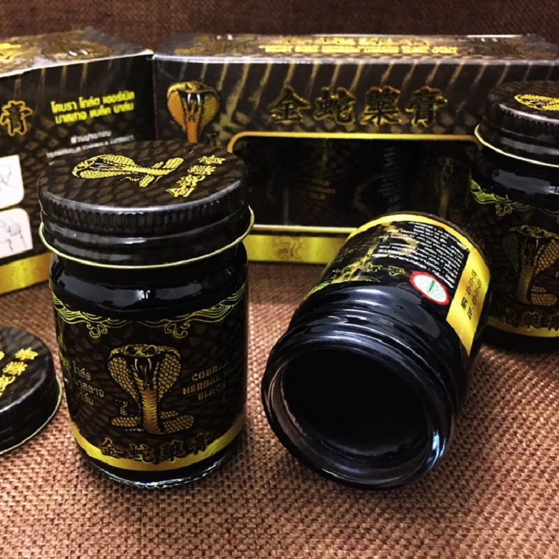 

Thailand snake venom for joints in pain Bruises Gold Elephant golden star tiger balm health care pain relax balm relief plaster
