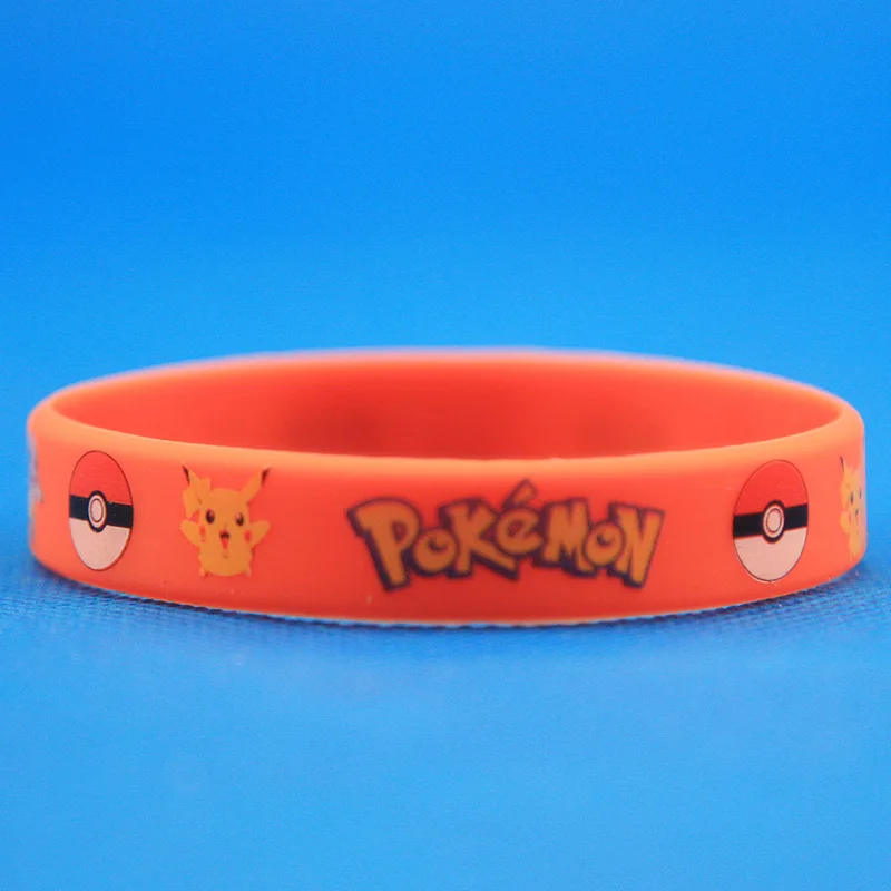 Аниме Go силиконовый браслет для детей мальчик девочка Мужчины Женщины Спорт