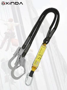 Xinda Профессиональный высокогорный защитный эластичный буферный ремень с крюком, высокопрочный износостойкий анти-осенний