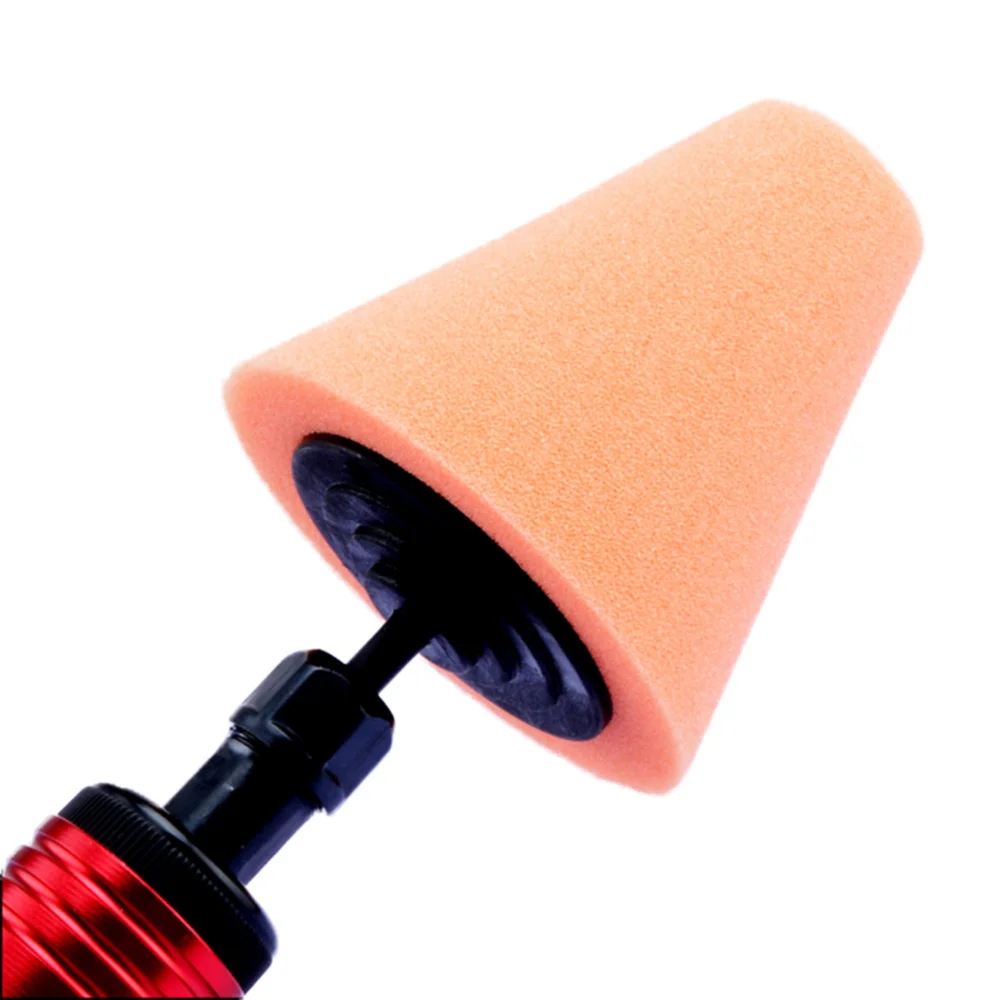 

3 Inch Cone-shaped Sponge Pad Polishing Wax Polishing Pad Tool for Car Care (Blue)