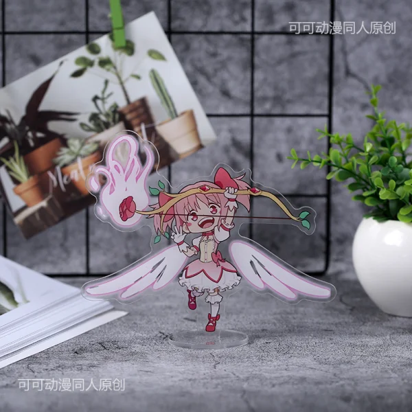Аниме Puella Magi Мадока Magica Akemi Homura Tomoe Mami Сакура косплей фигурка на акриловой