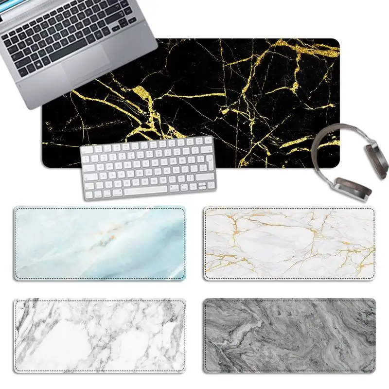 

Sale backgrounds Marble Mouse Pad Gamer Keyboard Maus Pad Desk Mouse Mat Game Accessories For Overwatch