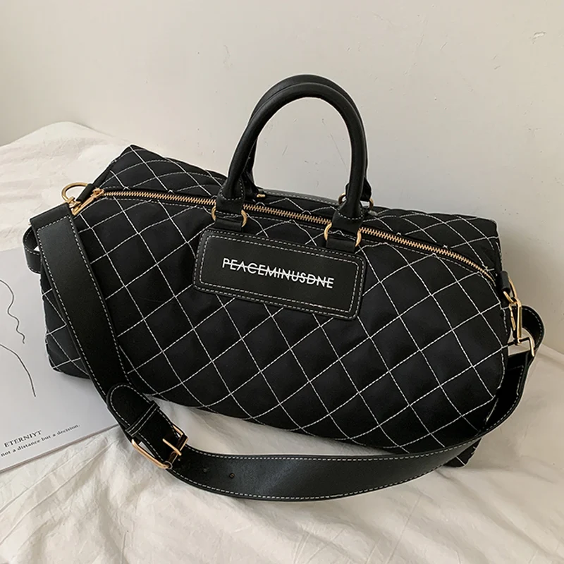 

DORANMI Luxury Brand Designed Handbag Totes Women's Bags 2020 Diamond Lattice Barrel-shape Handbag Female Shoulder Bag BG926