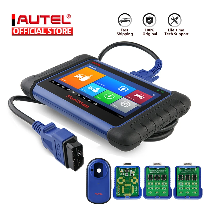 

Autel MaxiIM IM508 инструмент для автоматического программирования и диагностики автомобиля IMMO автомобильный OBD2 ключевой программатор сканер обн...