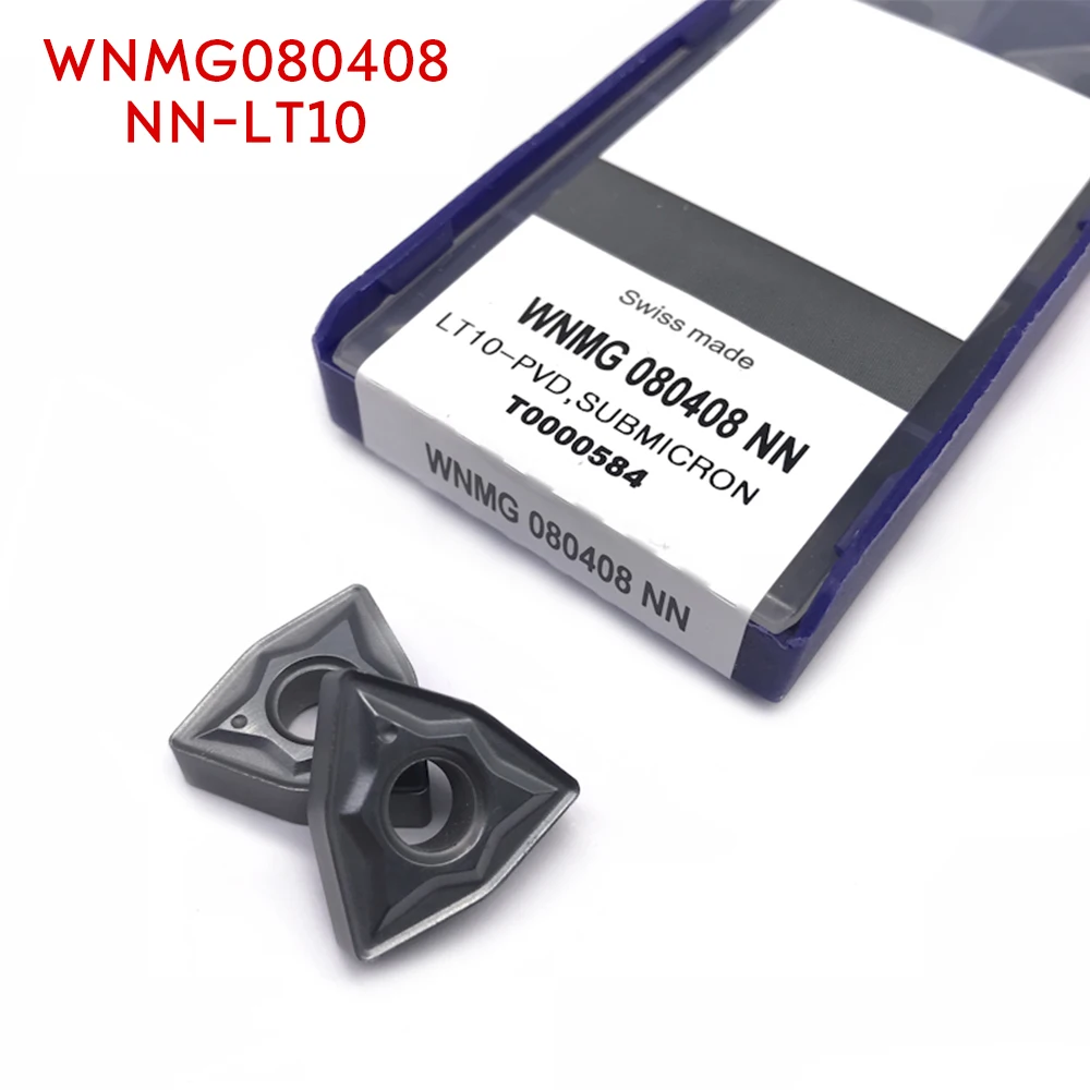 10 шт. WNMG080408 NN LT10 внешний твердосплавный инструмент для обработки деталей