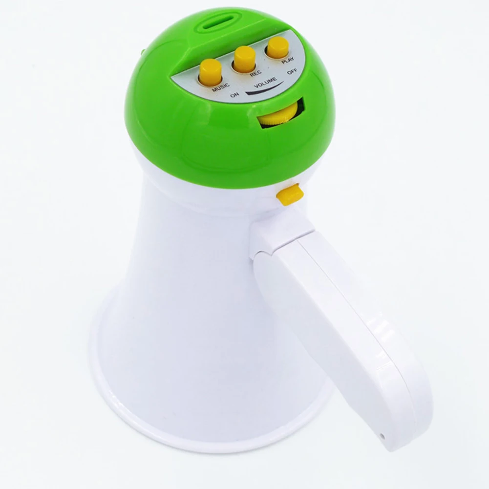 5 Вт портативный МегаФон роговой Микрофон записывающий дорожный гид складной