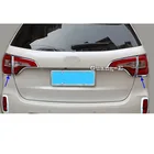 Для Kia Sorento 2013 2014 автомобилей детектор ABS Хромированная накладка задний светильник Рамка светильника Запчасти 4 предмета в комплекте