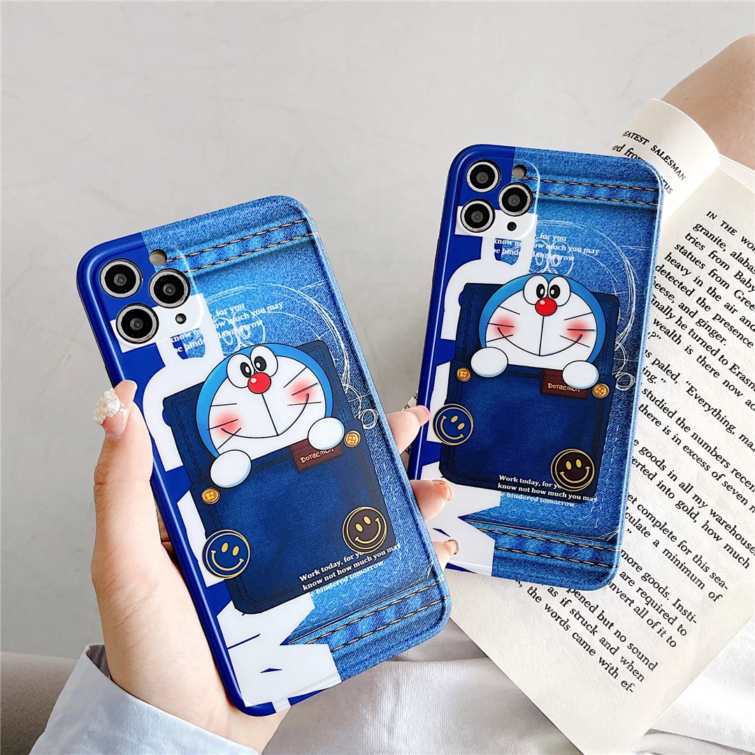 Мультяшный Doraemon смешной Humor Nobita чехол для телефона iPhone 12 11 Pro X XS Max XR 7 8 Plus чехлы |
