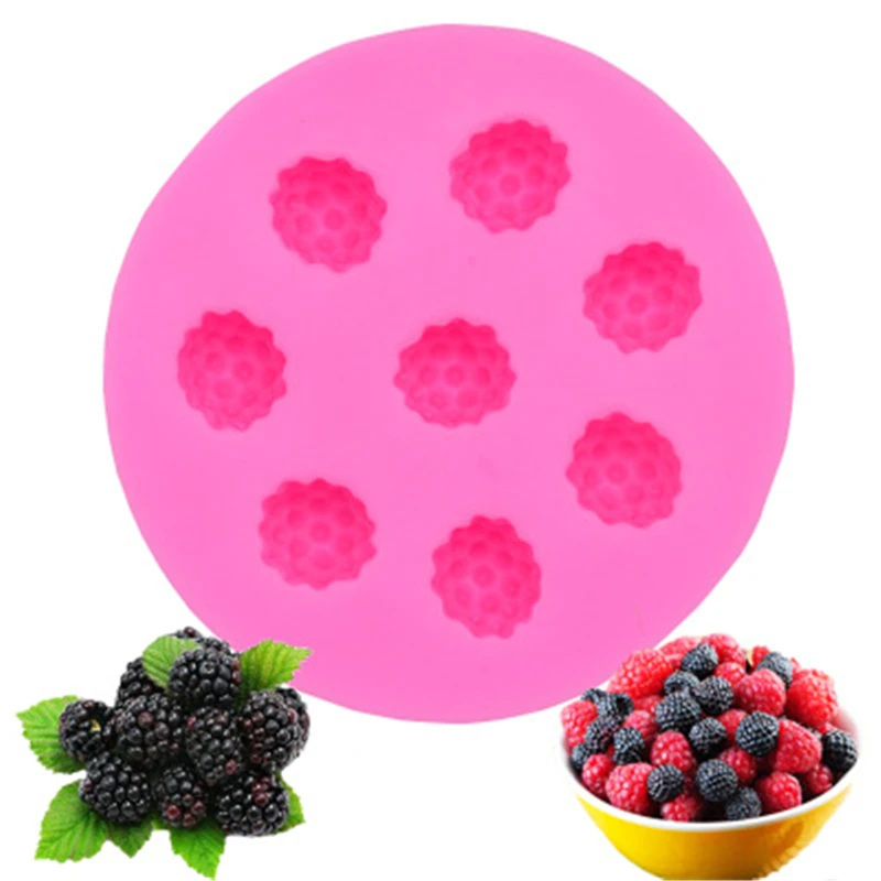 

Силиконовая форма для фруктов черника, малина, помадка, форма для конфет, форма для шоколадной мастики форма для мыла, свечи, художественные ...
