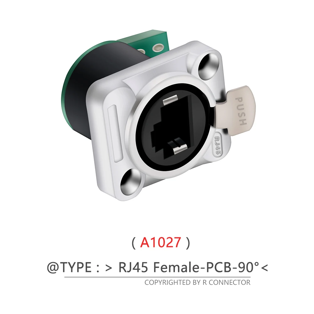 

8 шт. новый RJ45 с разъемом для печатной платы, гнездовой адаптер RJ45, гнездовые розетки для монтажа на панели, разъем Ethernet RJ45