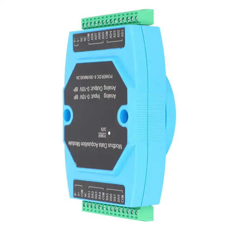 

Power supply adjustable Acquisition Module Voltage Acquire and Output Data Logging 8AD 0 to 10V Analog Quantity Input Voltage