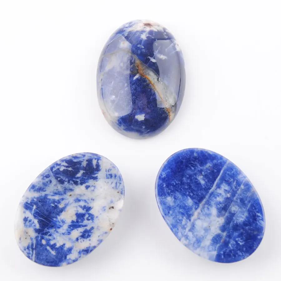 YOWOST 10 шт. натуральный драгоценный камень с голубыми венами Овальный без