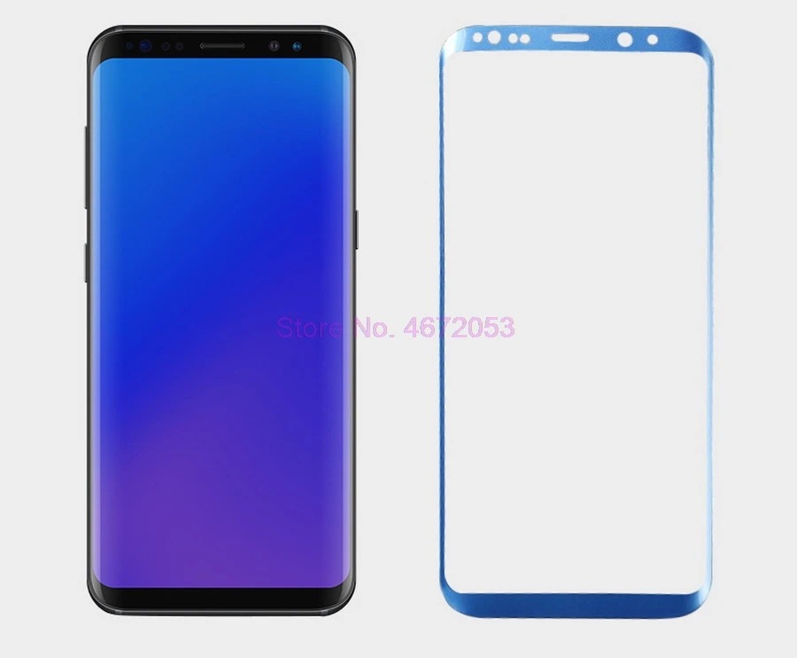 500 шт 6D полностью изогнутая Защитная пленка для экрана закаленное стекло samsung Galaxy