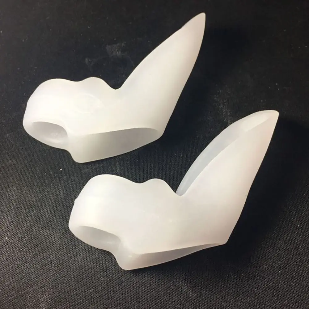 2 шт./компл. мягкий силиконовый разделитель для пальцев выпрямитель большого