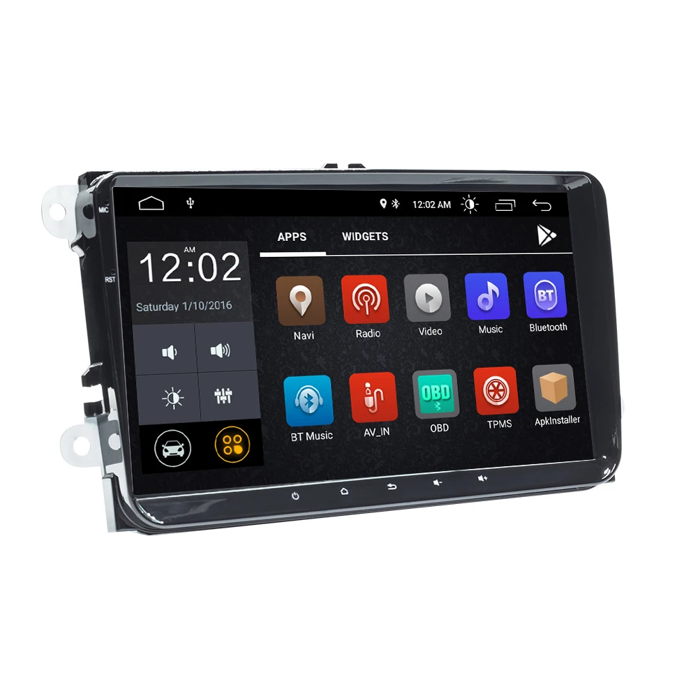 2Din Android 9 автомобильный Радио Мультимедиа gps навигация для фольксаген VW Passat B6 golf 56 jetta Skoda Octavia2 Amarok polodvd плеер