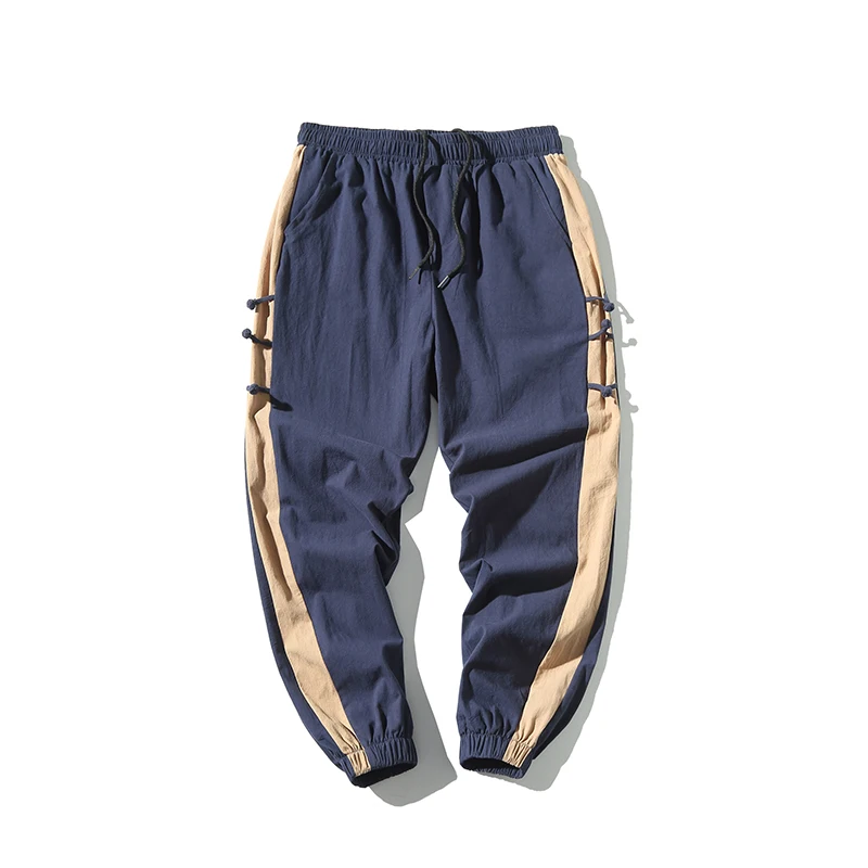 

Streetwear Men Harem Pants Striped Mens Sweatpants 2020 New Vintage Trousers Male Oversized Loose Chinese Style Pants 5XL