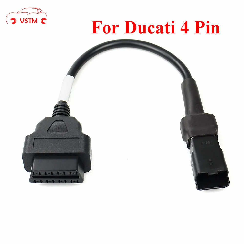

Кабель OBD для мотоциклов Для 4-контактного штекера Ducati, диагностический кабель, 16-контактный адаптер OBD2