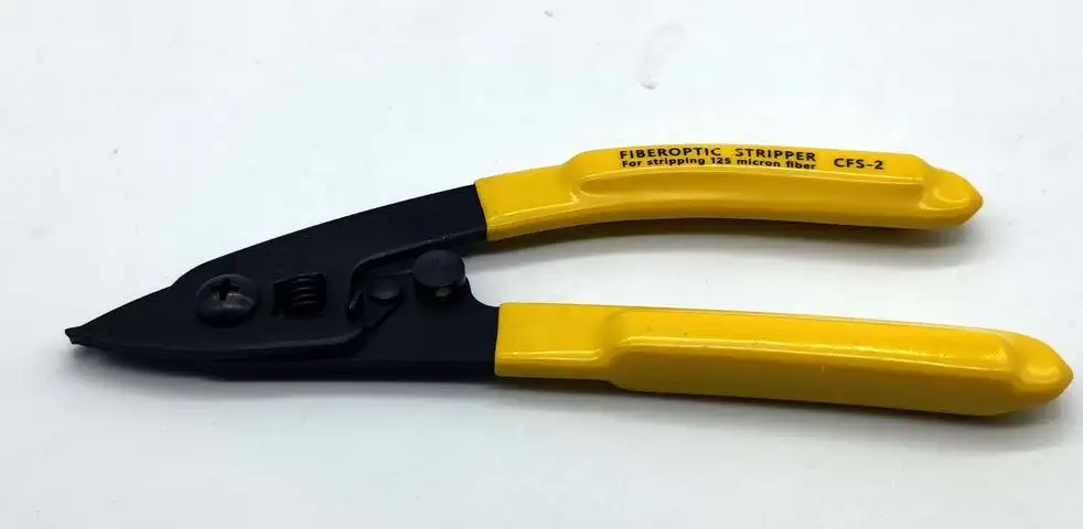 Fiber Optic Stripper CFS-2 For Stripping 125 Micron Fiber With 250um Buffer Coating Two Hole Cutter One Pcs