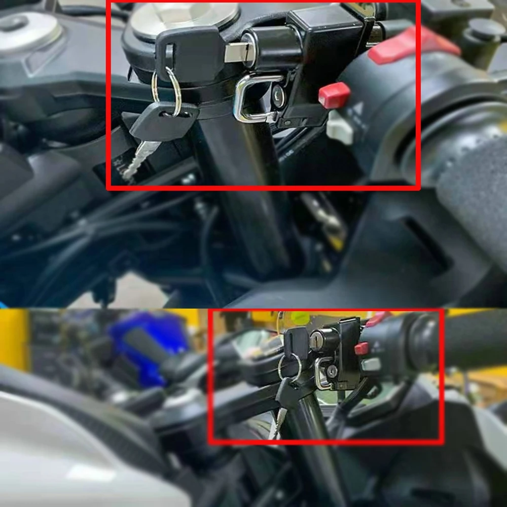 Аксессуары для мотоциклов YAMAHA FZ6 FZ6N Противоугонный замок на шлем безопасность FZ-6