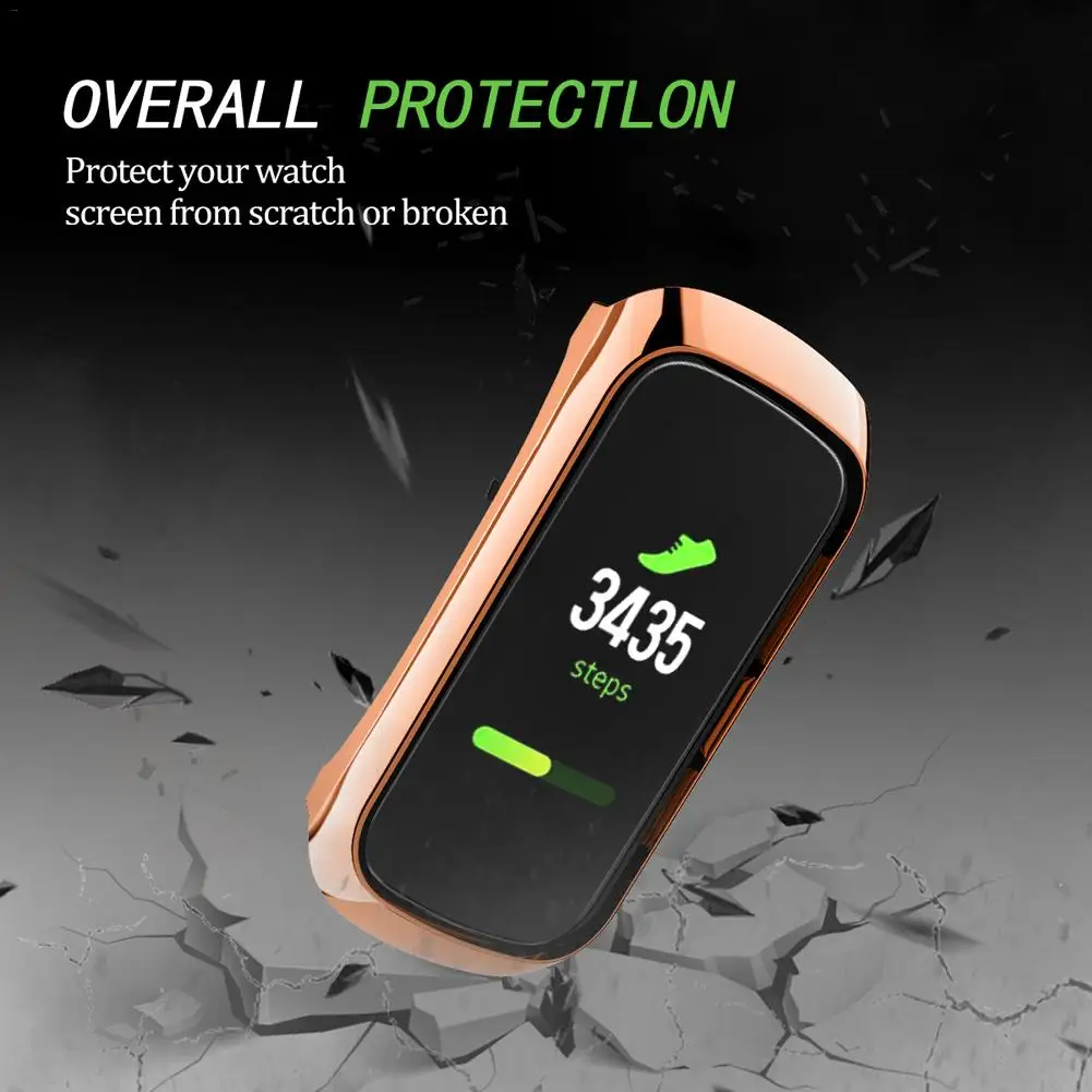360 ТПУ защитный чехол для samsung Galaxy Fit SM-R370 умный Браслет защитный чехол