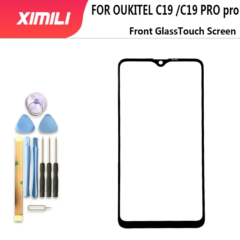 

Оригинальное Переднее стекло 6,49 дюйма для Oukitel C19/C19 Pro, сенсорный экран, дигитайзер, переднее стекло, ремонт, замена
