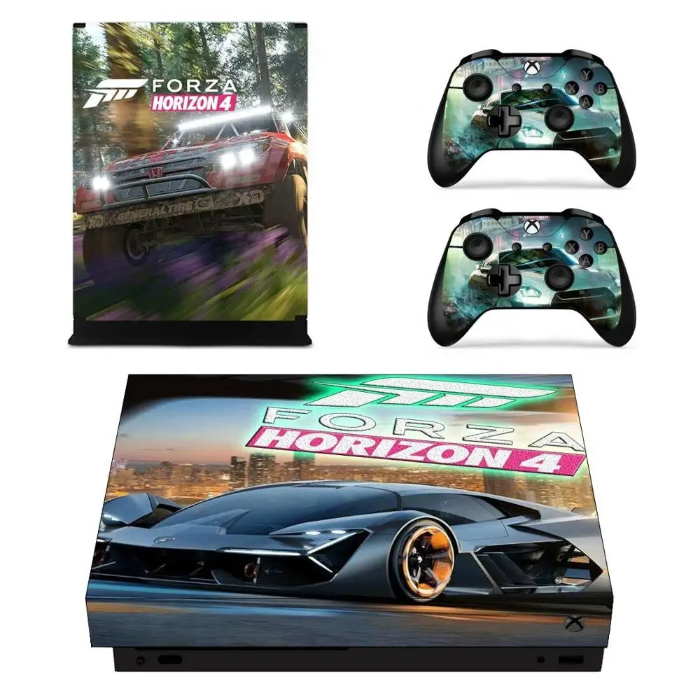 Наклейка Forza Horizon 4 s для Xbox One X Viny Skin sticker Pegatina Adesivos консоли one и пультов