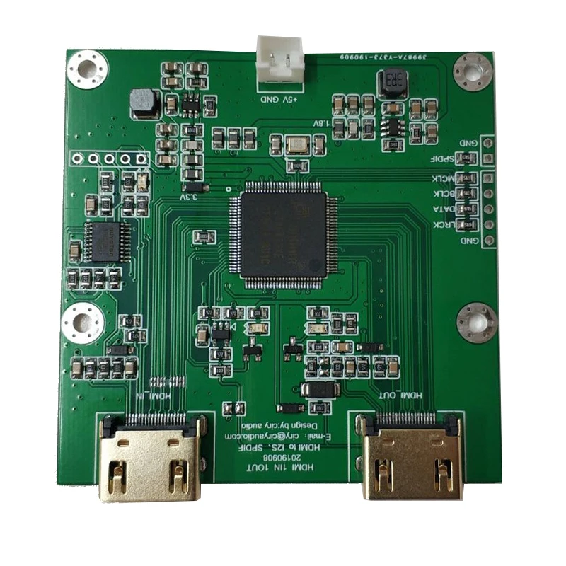 HDMI цифровое извлечение аудиосигнала сплиттер к I2S SPDIF один в и выход DC 5V|Усилители