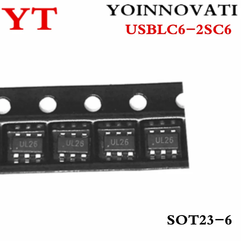 20 шт./лот USBLC6 2SC6 SOT23 6 UL26 IC лучшее качество|Интегральные схемы| |