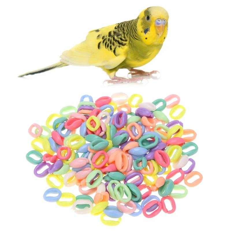 100 шт./упак. Parrot игрушечные ступни C цепь звенья птица стенд зажимы сделай сам