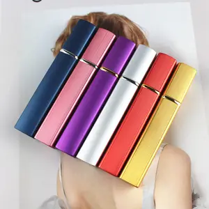 Алюминиевый стеклянный флакон, 62050 шт., 12 мл, металлический многоразовый флакон для духов, Атомайзеры, бутылочки с пульверизатором пустых ароматизаторов