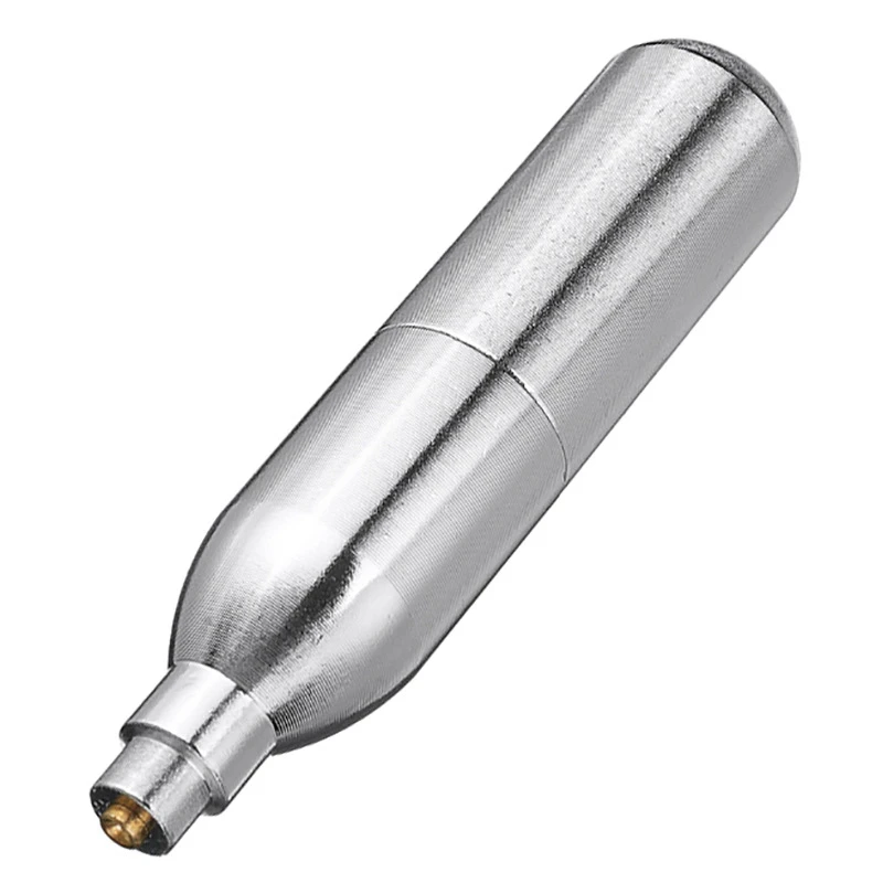 

Stainless Steel Refillable 12G Non Threaded Rechargeable CO2 Cartridge Gas Cylinder Adapter Recycling