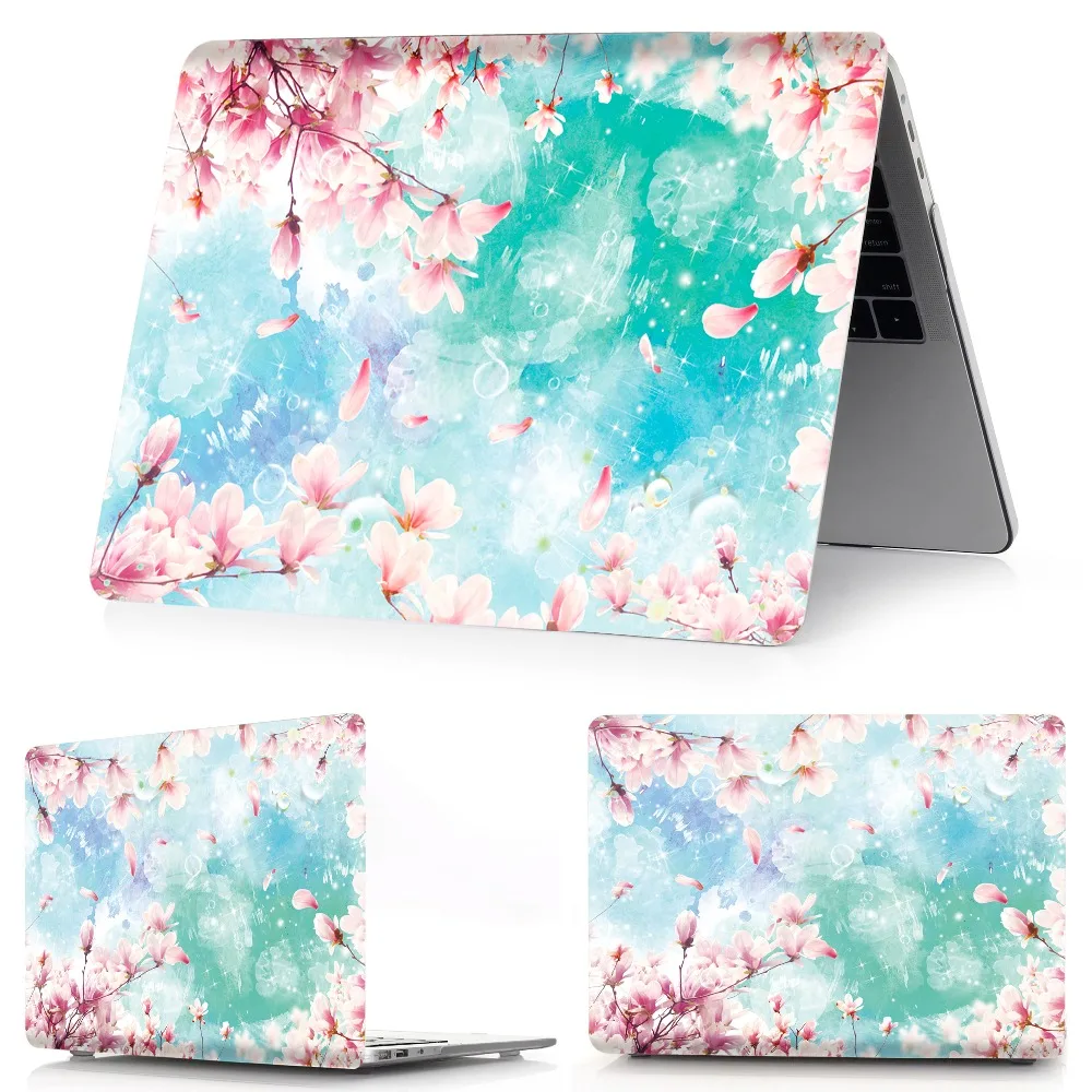 Чехол для ноутбука MacBook Air Pro retina 11 12 13 15 для Mac book Pro 13,3 15,4 дюймов с сенсорной панелью ID A2159+ крышка клавиатуры